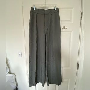 Oversized High Waist Pleat Front Trousers